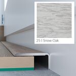 Profil podłogowy CS25 zakończeniowy dąb śnieżny 1,2 m Arbiton