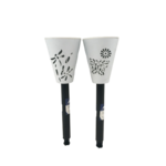 Lampa solarna czarna 36,5 cm 