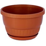 Doniczka z podstawką 19 cm EUROPA terrakota