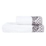 Ręcznik kąpielowy, bawełniany 70 x 140,  biały