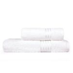 Ręcznik kąpielowy, bawełniany 50 x 90, biały