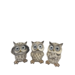 Lampa solarna figurki sowa mix 13 cm