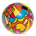 Piłka plażowa dmuchana popart 91 cm Bestway