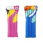 Materac dmuchany Tropical niebieski, różowy 183 x 76 cm Bestway