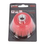 Szczotka doczołowa M14 - nylonowa 65 mm FASTER TOOLS