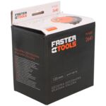 Szczotka doczołowa splatana M14 - stalowa 125 mm FASTER TOOLS