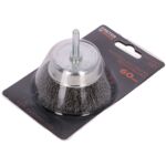 Szczotka doczołowa trzpień - stalowa 60 mm FASTER TOOLS