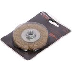 Szczotka tarczowa M14 - mosiądzowana 80 mm FASTER TOOLS