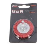 Szczotka tarczowa trzpień - nylonowa 50 mm FASTER TOOLS