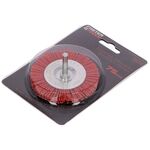 Szczotka tarczowa trzpień - nylonowa 75 mm FASTER TOOLS