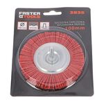 Szczotka tarczowa trzpień - nylonowa 100 mm FASTER TOOLS