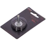 Szczotka tarczowa trzpień - stalowa 40 mm FASTER TOOLS