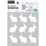 Szablon Mega nr 523 Rabbits Primacol Decorative