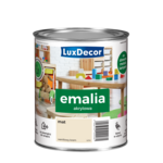 Emalia LuxDecor Waniliowy krem 0,75 l akrylowa MAT