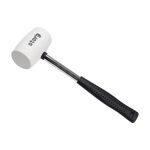 Młotek blacharski 230 g guma biała trzonek metalowy Drel