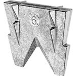 Klin metalowy do siekier i młotków nr 6 zestaw 3 szt. Drel 