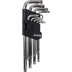 Klucz Torx z otworem wydłużony T10-50 komplet 9 szt. Drel