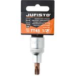 Nasadka Torx wewnętrzny z otworem TT45 x 55 mm 1/2'' Jufisto