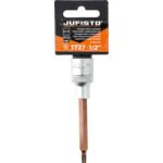 Nasadka Torx wewnętrzny z otworem TT27 x 100 mm 1/2'' Jufisto