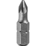 Końcówka krzyżowa PZ1 x 25 mm zestaw 30 szt. Drel