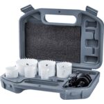 Otwornica BiMetalowa zestaw 19-57 mm z adapterami Drel