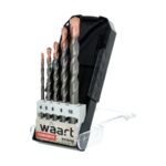 Wiertło do betonu Prodrill 4 5 6 8 10 mm zestaw 5 szt. Jufisto