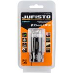 Otwornica z nasypem diamentowym 25 mm M14 diament lutowany Jufisto