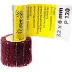 Ściernica trzpieniowa listkowa 32 x 6 mm P120 Drel