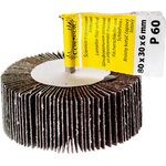 Ściernica trzpieniowa listkowa 80 x 30 x 6 mm P 60 Drel