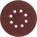 Krążek ścierny na rzep z otworami 150 mm P 80 zestaw 5 szt. Drel