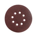 Krążek ścierny na rzep z otworami 150 mm P 120 zestaw 5 szt. Drel