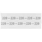 Siatka ścierna biała P220 Drel