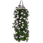 Bratki w wiszącej torbie