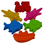 Formy do piasku 6 sztuk