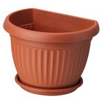 Osłonka naścienna DONA 25 z podstawką terrakota