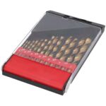 Wiertła tytanowe do metalu - zestaw 13 szt. FASTER TOOLS