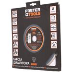 Tarcza diamentowa ciągła 230 x 22,2 mm FASTER TOOLS