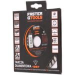 Tarcza diamentowa Super turbo 125 x 22,2 mm FASTER TOOLS