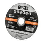 Tarcza do cięcia metalu INOX 125 x 22,2 x 1,6 mm FASTER TOOLS