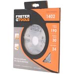 Tarcza widiowa do drewna 184 x 30 mm 36z. FASTER TOOLS