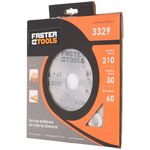 Tarcza widiowa do drewna 210 x 30 mm 60z. FASTER TOOLS