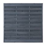 Płot szczelny szary 180 x 180 cm STELMET