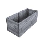 Kwietnik drewniany szary 88 x 39 x 40 Stelmet