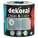 Farba lateksowa Clean&Color zimne ognie 2,5 l Dekoral