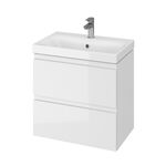 Set Moduo slim 60 biały dsm (szafka + umywalka)