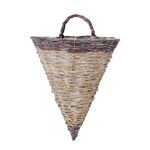 Stożek wiklinowy na ścianę