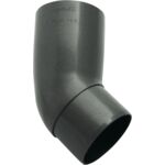 Kolanko 105, 45 grafit metaliczny Marley