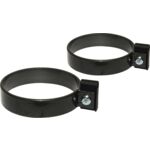 Obejma pvc 105, grafit metaliczny Marley