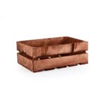 Skrzynka drewniana brązowa