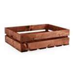 Skrzynka drewniana brązowa